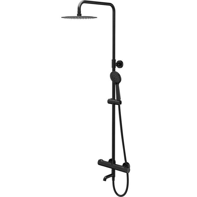 CERSANIT Zestaw prysznicowy CITY z wylewką, bateria termostatyczna, o