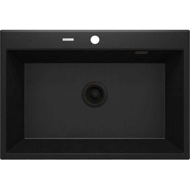 DEANTE Zlewozmywak granitowy ERIDAN nero 1-komorowy ZQE_N103
