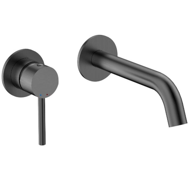 BESCO Bateria umywalkowa podtynkowa VEO gun metal BU-VS-GR