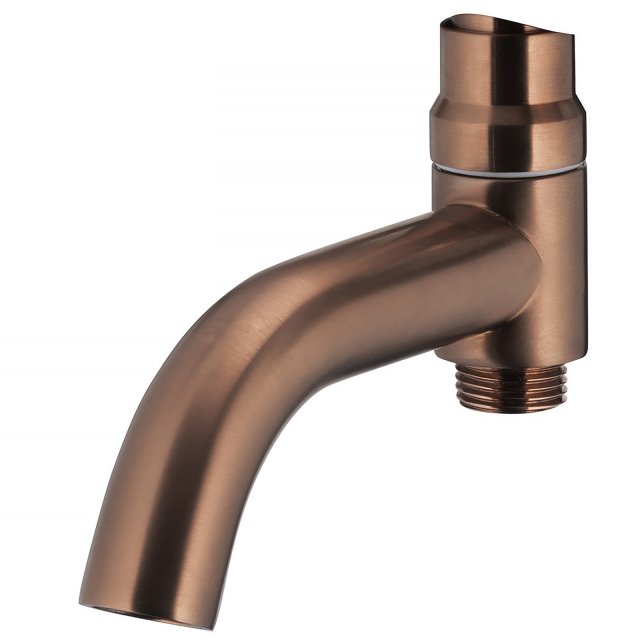 KFA Wylewka wannowa MOZA składana do deszczowni różowa złota szczotko