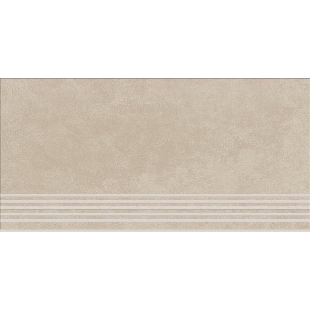 Gres szkliwiony stopnica ARES beige mat rect 29,8x59,8 gat. I
