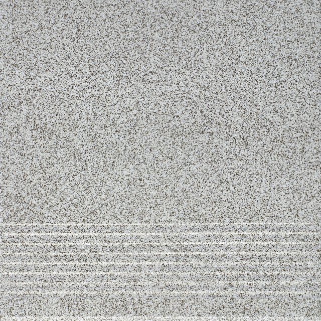 Gres szkliwiony stopnica MILTON grey mat 29,7x29,7 gat. II