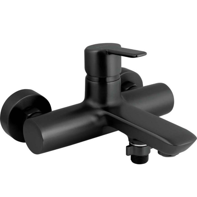 DEANTE Bateria wannowa ścienna ARNIKA czarna BQA_N10N