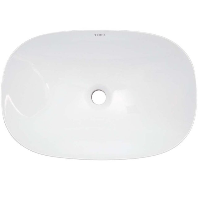 DEANTE Umywalka ceramiczna ALPINIA nablatowa 60x40 cm biała CGN_6U6S