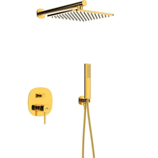 LAVEO Zestaw prysznicowy podtynkowy POLA złoty BAP_G01P