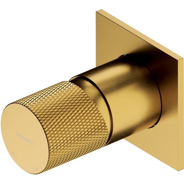 OMNIRES Bateria prysznicowa CONTOUR podtynkowa złota szczotkowana CT8