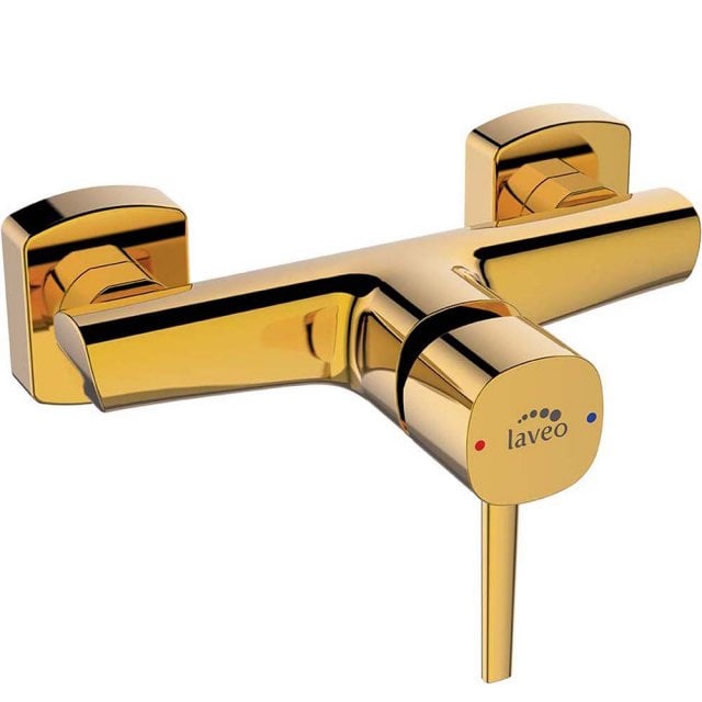 LAVEO Bateria prysznicowa ścienna POLA złota BAP_G40D