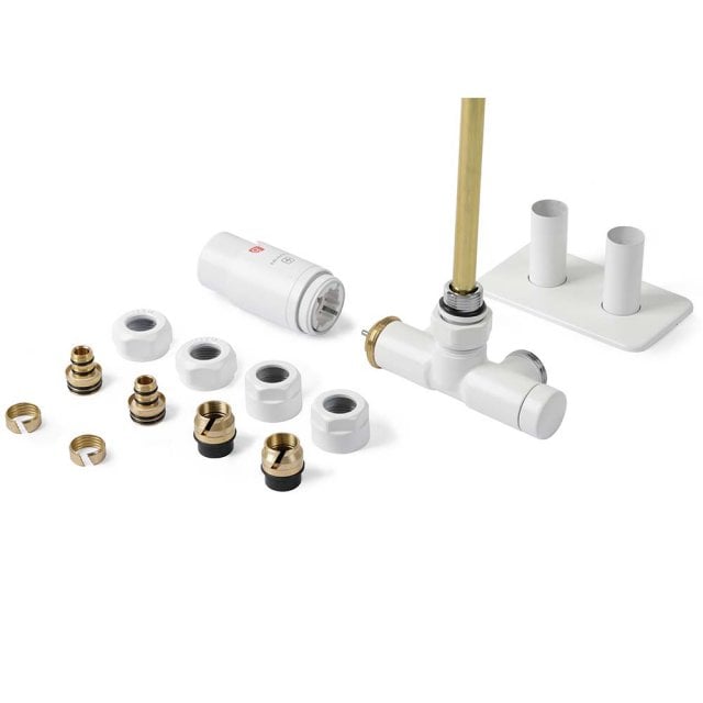 TERMA Zestaw UNICO kątowy lewy biały TGETUNICL-K916