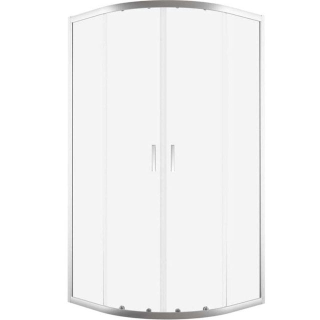 NEW TRENDY Kabina prysznicowa SUVIA półokrągła 90x90x185 szkło satyno