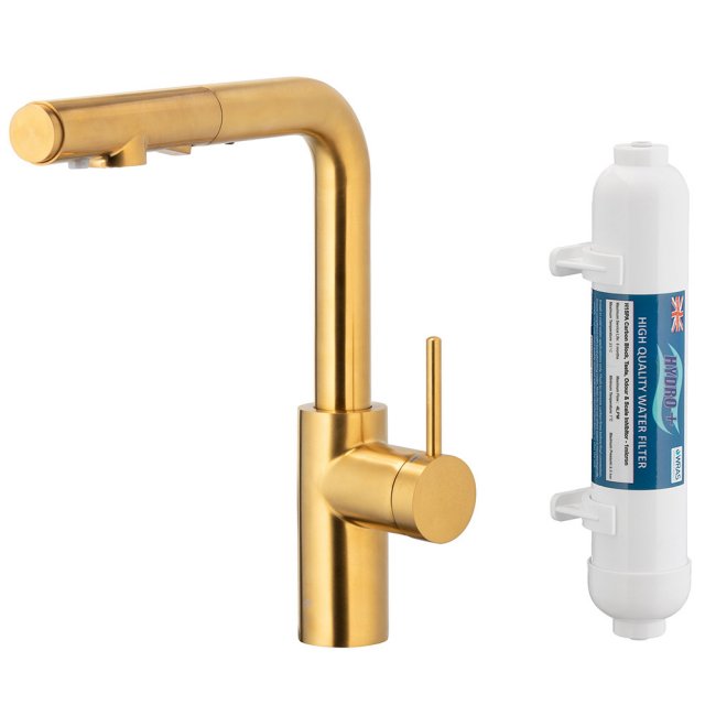 KFA Bateria kuchenna DUERO PURE z wyciąganą wylewką i filtrem Hydro+