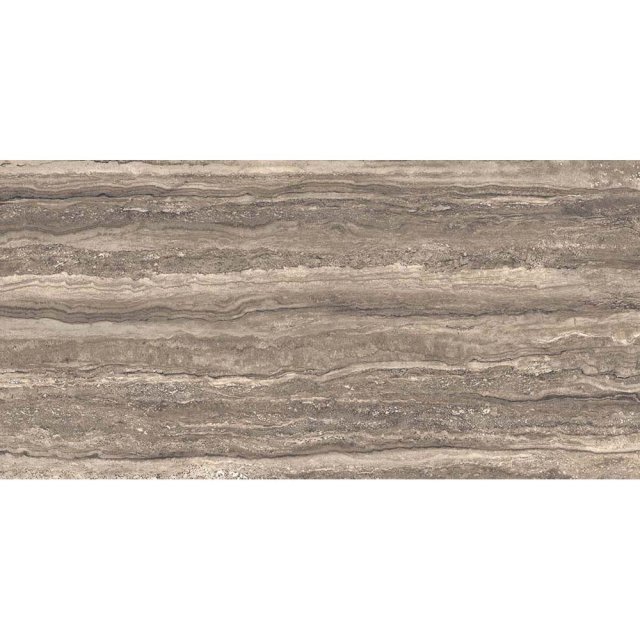Gres szkliwiony LIV TRAVERTINO NOCHE brown mat 59,8x119,8 gat. II