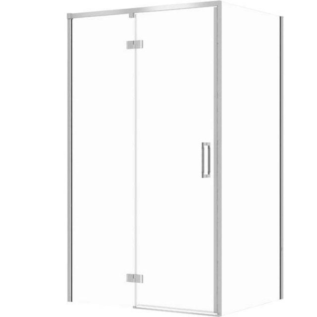 CERSANIT Kabina prysznicowa prostokątna LARGA lewa 120x80x195 cm chro