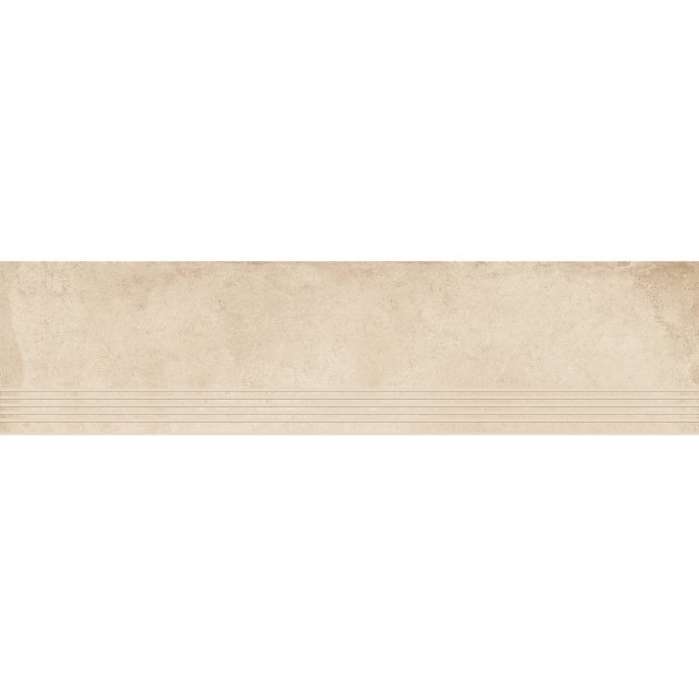 Gres szkliwiony stopnica DIVERSO beige mat 29,8x119,8 gat. I