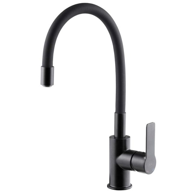 KFA Bateria kuchenna stojąca RUMBA z elastyczną wylewką czarna 6553-9