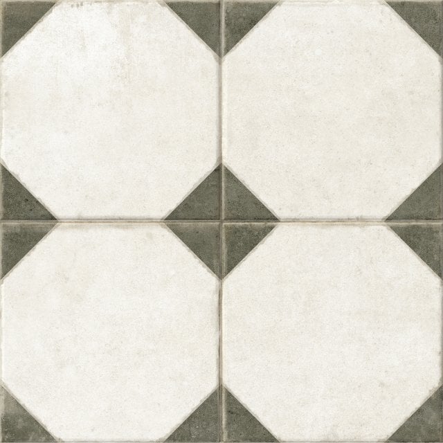 Gres szkliwiony VESSO patchwork green mat 42x42 gat. I Cersanit