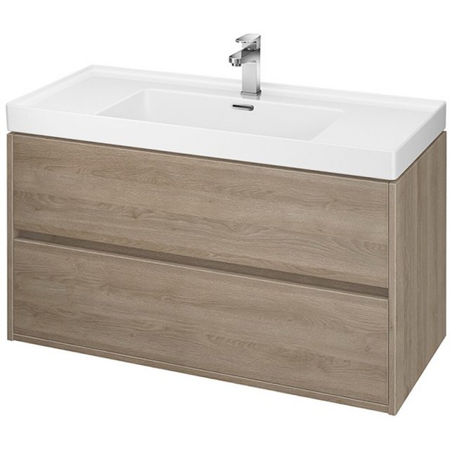 Szafka z umywalką CREA 100 dąb