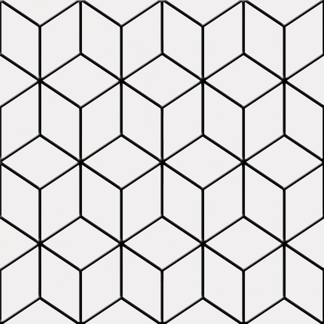 Gres szkliwiony hiszpański Keros ALHAMBRA NEGRO mat 25x25 gat. I