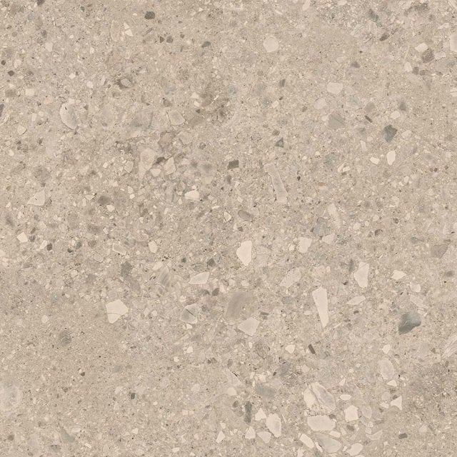 Gres szkliwiony CANDY TERRAZZO NUOVO taupe mat 119,8x119,8 gat. II