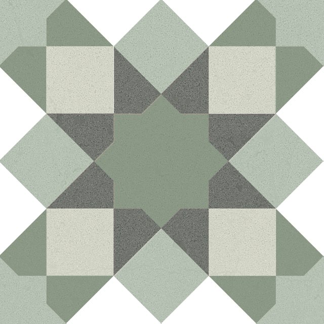 Gres szkliwiony hiszpański El Barco HYDRA GREEN PK mat 20x20 gat. I