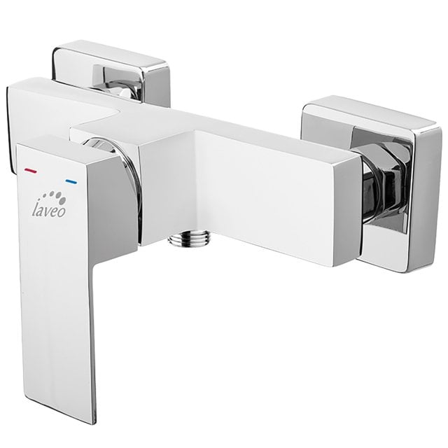 LAVEO Bateria prysznicowa ścienna KVADRATO chrom BLQ_040D