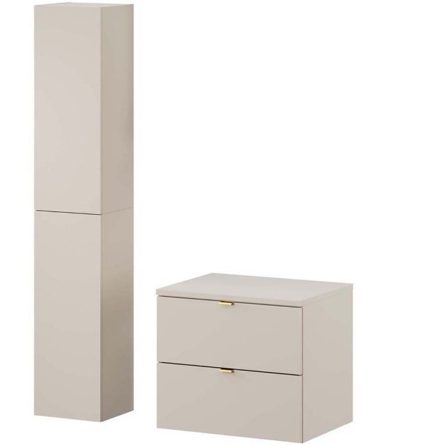 COMAD Zestaw mebli DALIA CASHMERE szafka z blatem CASHMERE 60 cm, 2 p