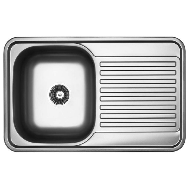 KUCHINOX Zlewozmywak stalowy FARO 1-komorowy prostokątny z ociekaczem