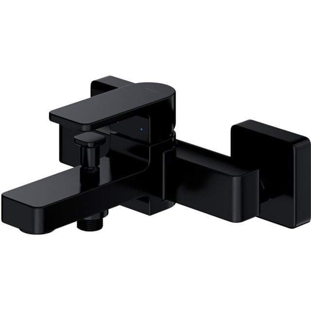 OMNIRES Bateria wannowa BARETTI ścienna czarny mat BA7830BL