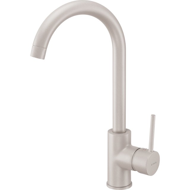 DEANTE Bateria kuchenna stojąca NEMEZJA beżowy z wylewką "U