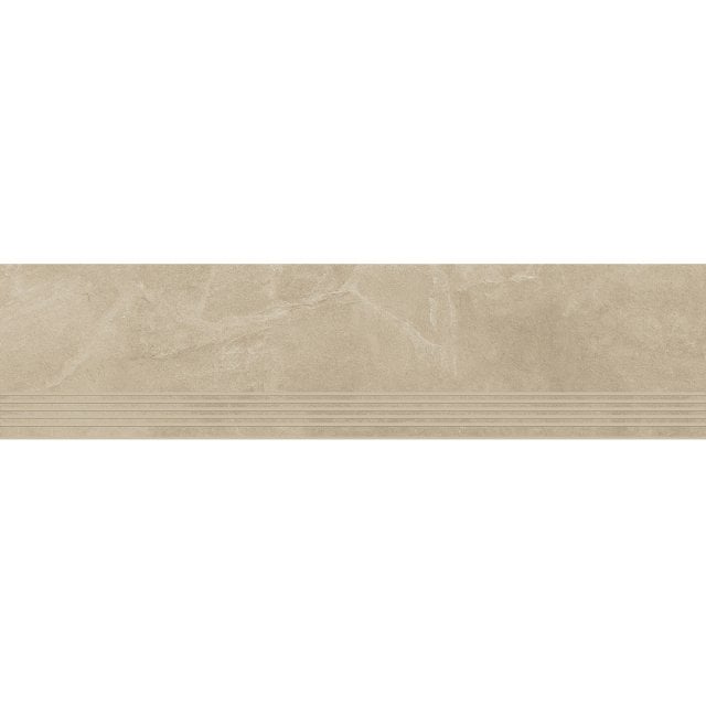 Gres szkliwiony stopnica MARENGO beige mat 29,8x119,8 gat. I