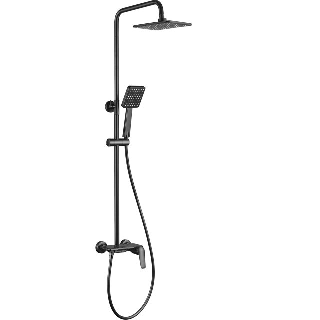 DEANTE Zestaw prysznicowy BORO nero z baterią prysznicową NER_N4PM