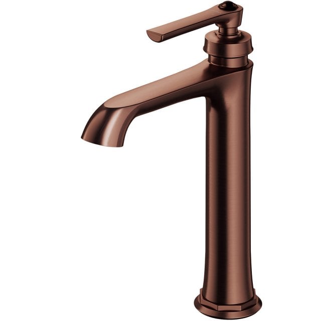OMNIRES Bateria umywalkowa stojąca ARMANCE wysoka 26 cm miedź antyczn