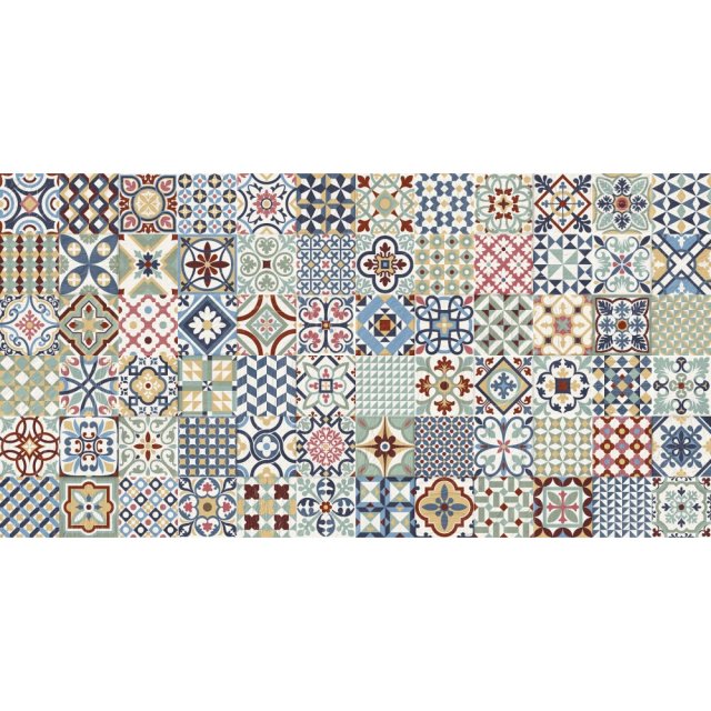 Płytka ścienna hiszpańska Gayafores DECO HERITAGE MIX mat 32x62,5 gat