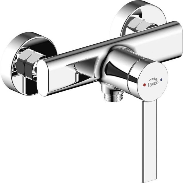 LAVEO Bateria prysznicowa ścienna PINAR chrom BAW_040D