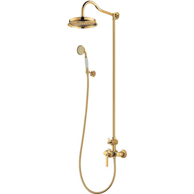 OMNIRES System prysznicowy ARMANCE natynkowy złoty połysk AM5244GL