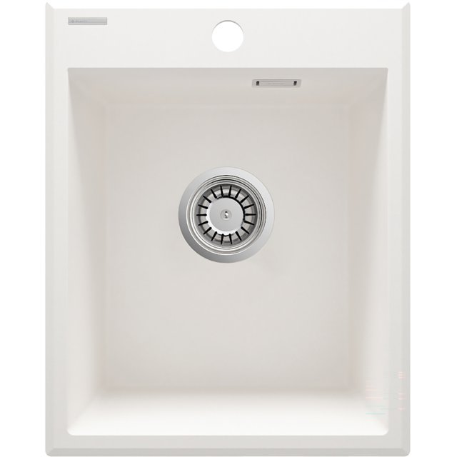 DEANTE Zlewozmywak granitowy ERIDAN alabaster 1-komorowy ZQE_A104