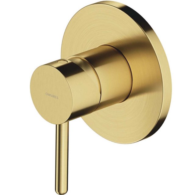 OMNIRES Bateria prysznicowa Y podtynkowa mosiądz szczotkowany Y1245BS