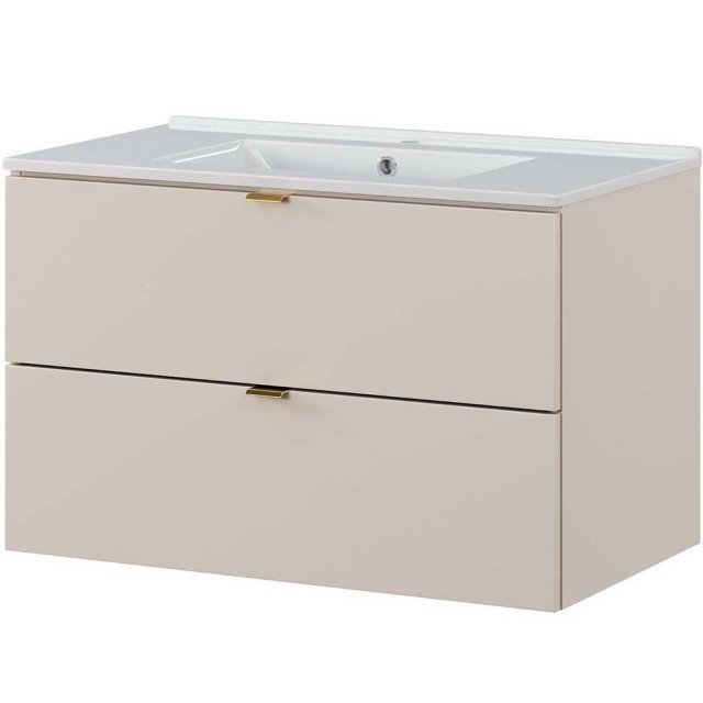 COMAD Szafka DALIA CASHMERE z umywalką meblową LAVA 80 cm