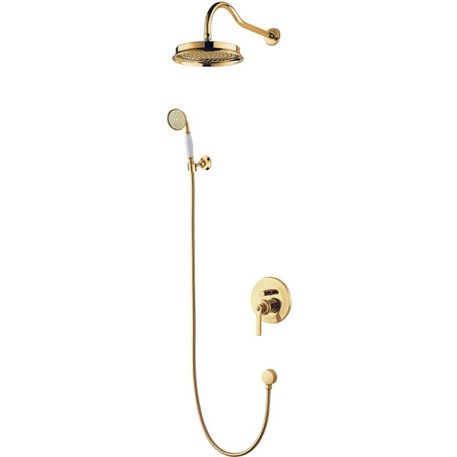 OMNIRES System prysznicowy ARMANCE podtynkowy złoty połysk SYSAM10GL