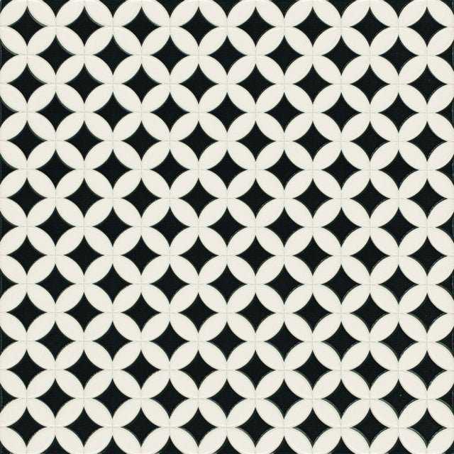 Gres szkliwiony hiszpański TRENZA NEGRO mat 44x44 gat. I