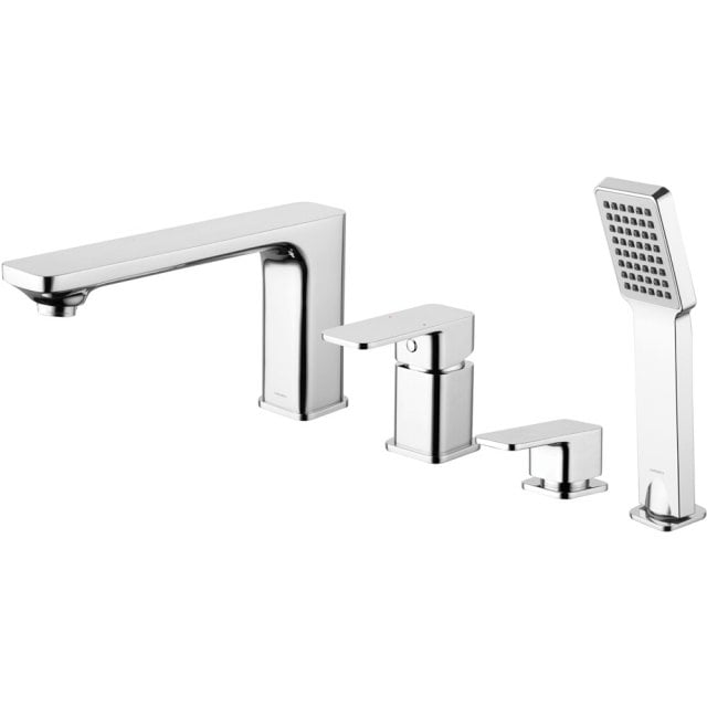 OMNIRES Bateria nawannowa APURE 4-otworowa chrom połysk AP2232CR