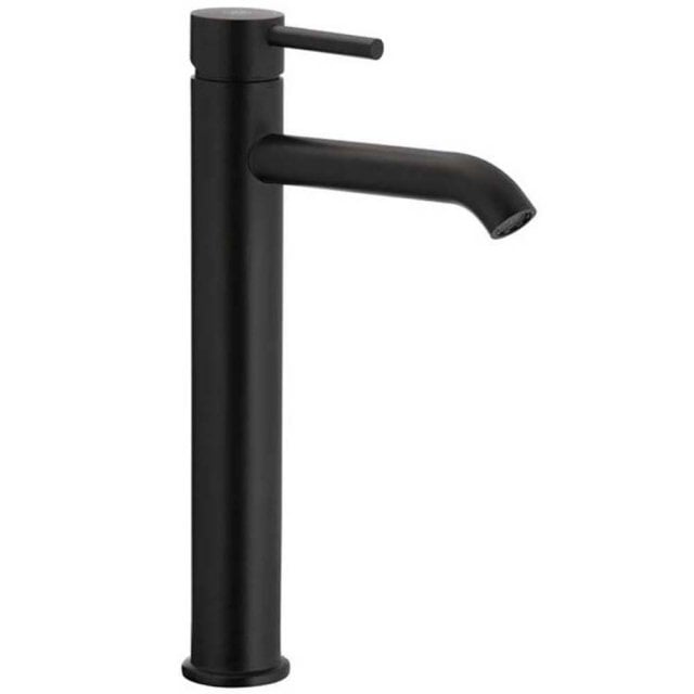 KFA Bateria umywalkowa stojąca MOZA wysoka czarna click-clack 5032-61