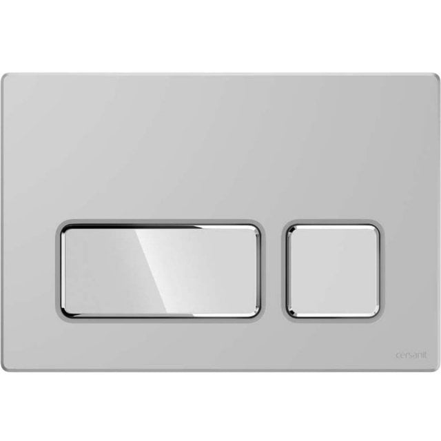 CERSANIT Przycisk spłukujący BLOCK chrom mat klawisze chrom błysk K97