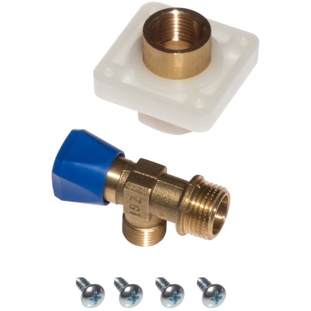 CERSANIT Zawór kątowy odcinający z mufą do stelaża CERSANIT/HI-TEC/LI