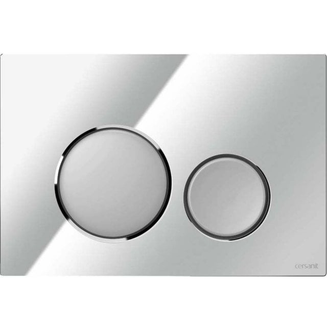 CERSANIT Przycisk spłukujący LUNA chrom błysk klawisze chrom mat K97-