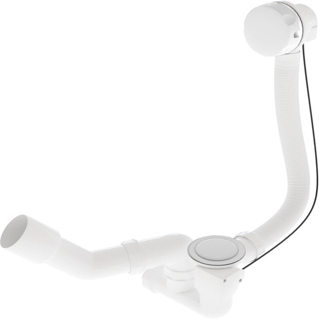 BESCO Syfon wannowy automatyczny biały SW-AB-BI