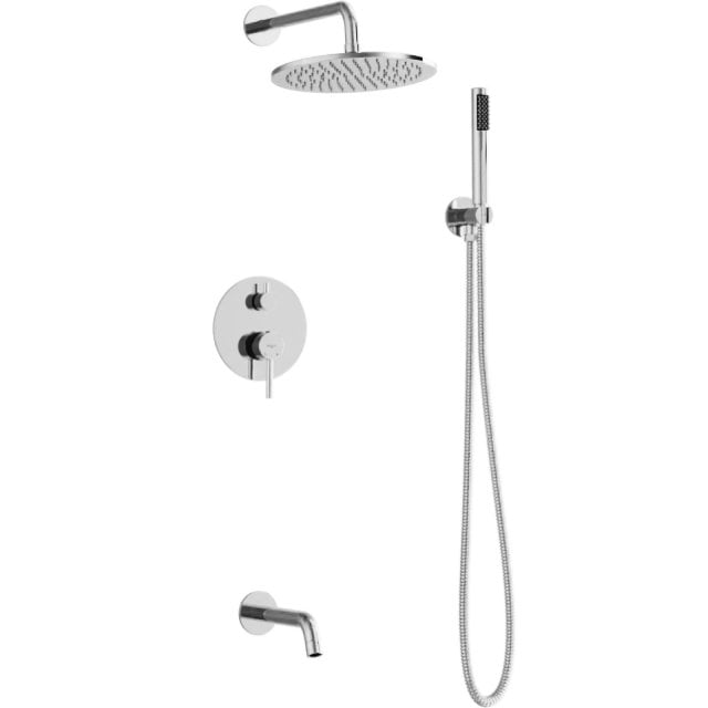 BESCO Zestaw prysznicowy podtynkowy VEO chrom BP-V-CH