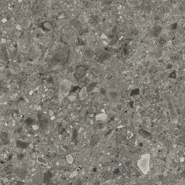 Gres szkliwiony CANDY TERRAZZO NUOVO grey mat 59,8x59,8 gat. II
