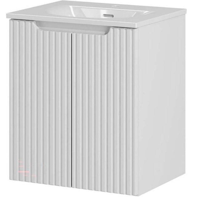 COMAD Szafka z drzwiami NOVA WHITE z umywalką meblową SKY 50 cm