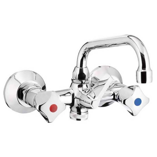 KFA Bateria wannowa ścienna STANDARD z przełącznikiem chrom 300-319-0