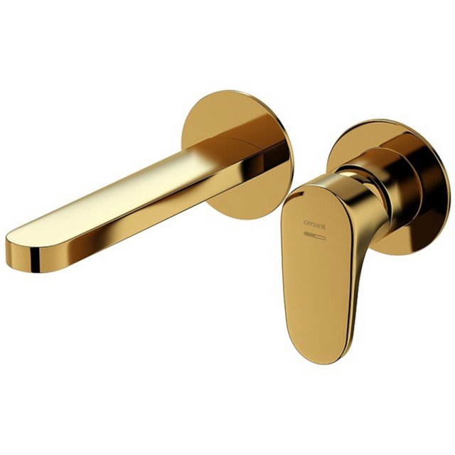 CERSANIT Bateria umywalkowa podtynkowa INVERTO z boksem złota uchwyty